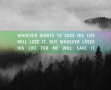Mark 8:34-35